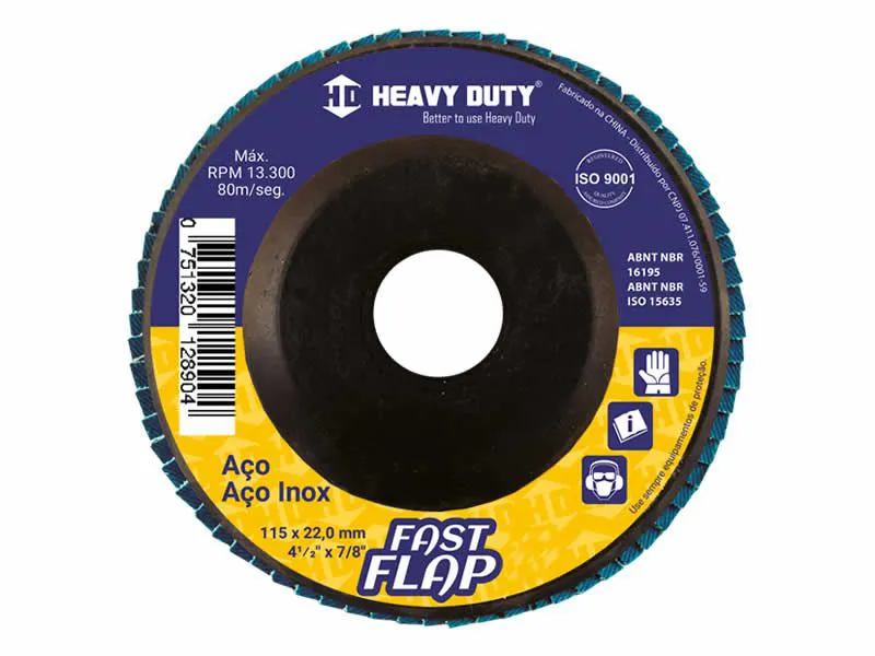 DISCO FLAP 4,5'' HD TODOS OS GRÃOS